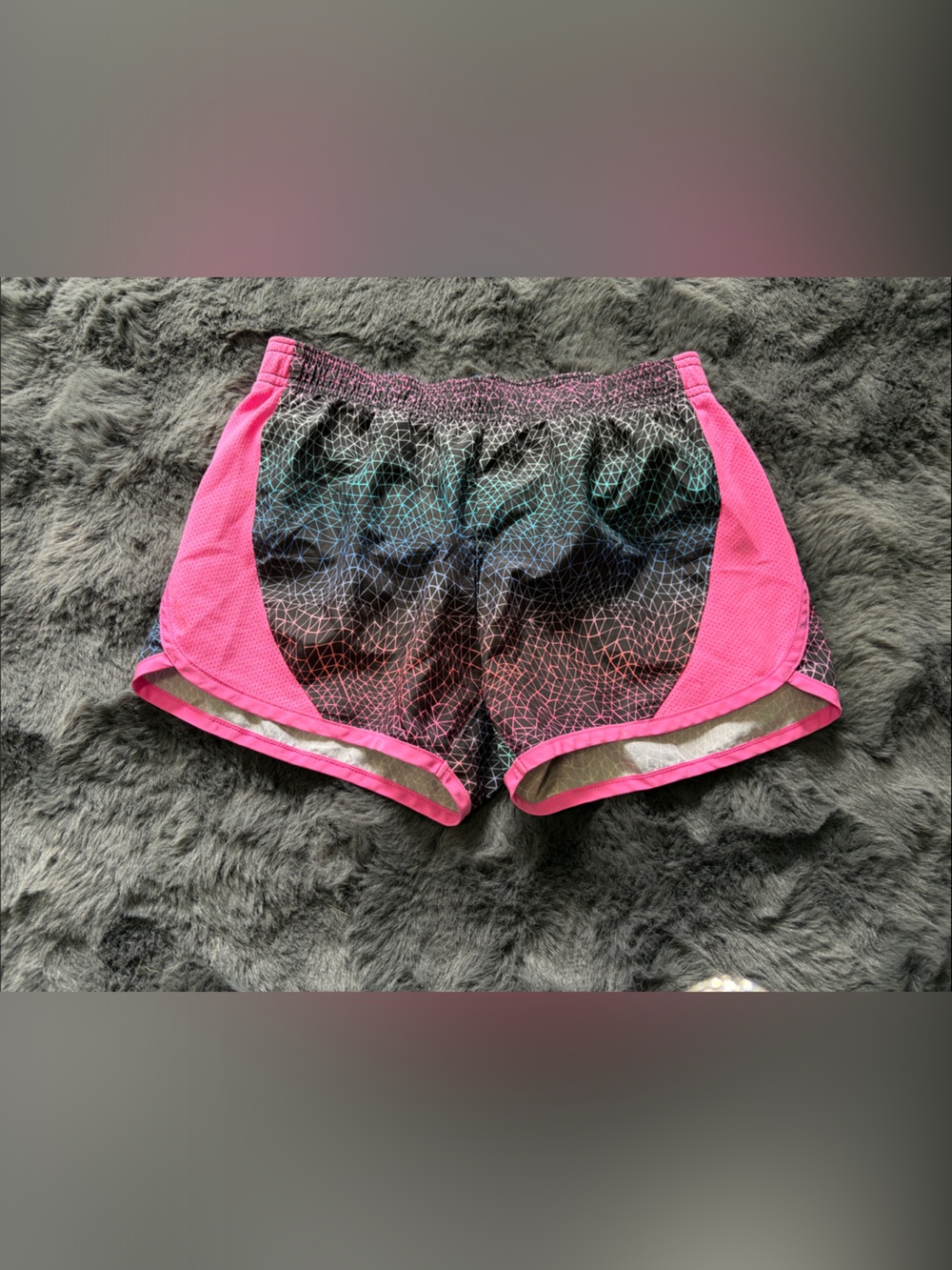 KIDS Athletic Pink Trim Running Shorts 10/12
